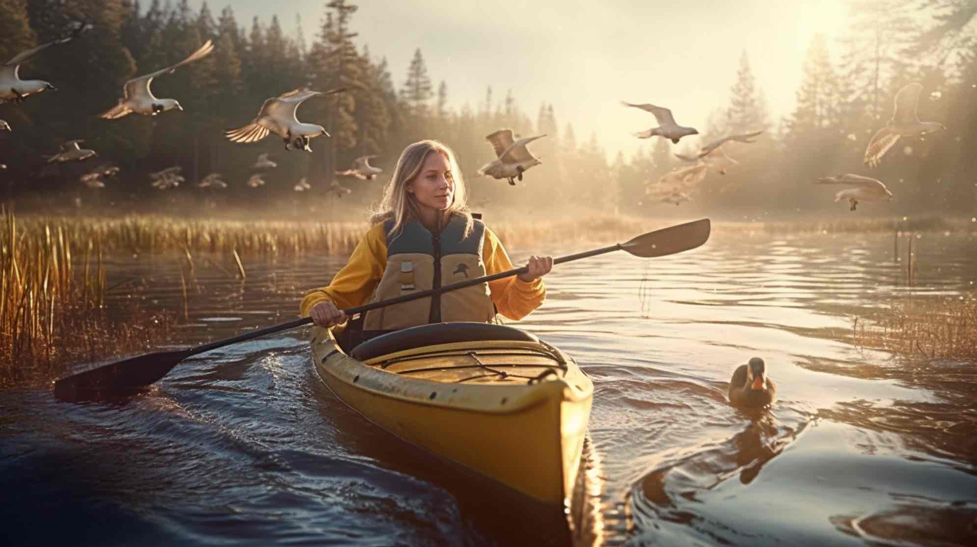 Faire du kayak en hiver dans le Golfe du Morbihan