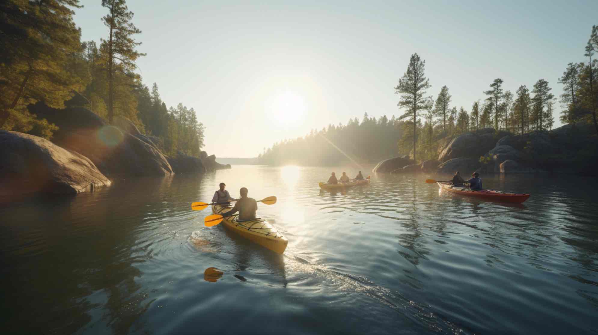 Location de kayak à Arzon ou Sarzeau sur la presqu'île de Rhuys