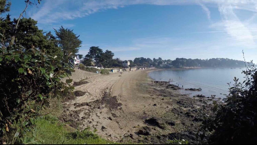 La grande plage de l'île aux Moines
