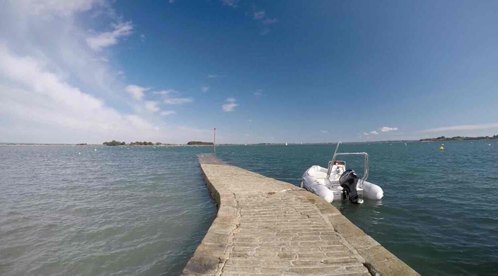 Cale de Pen Raz sur l'île d'Arz