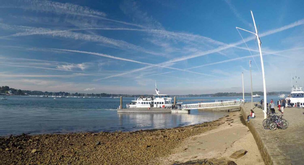 Le port et l'embarcadère de l'île aux Moines