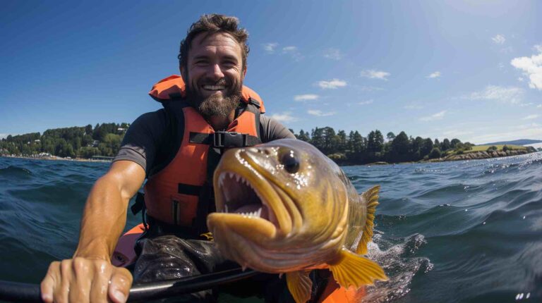 Pêche en kayak dans le Golfe du Morbihan